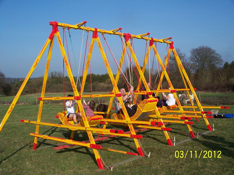 G�ndolas de 1910.
                              "Swing boat 1910 Vintage Edwardian
                              Swingboat"