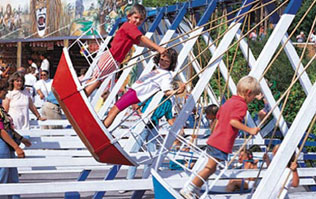 G�ndola en el parque Hansa en
                              Alemania