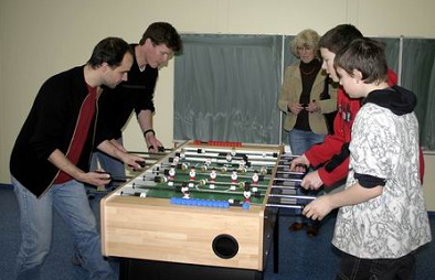 Fussballkasten 02,
                            Hauptschule Lindlar, NRW, Deutschland