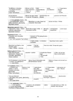 Vegetarisch Falken 10: Gemüse Vegetarisch Falken 10: Gemüse