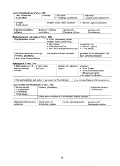 Vegetarisch Falken
36: Quarkdesserts, Jogurtdesserts Vegetarisch Falken 36: Quarkdesserts,
Jogurtdesserts