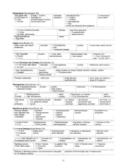 Vegetarisch Kunz-Bircher: Gemüse 10 Vegetarisch Kunz-Bircher: Gemüse 10