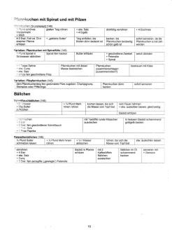 Vegetarisch Oberdörffer:
Gemüsepfannkuchen, Bällchen Vegetarisch Oberdörffer:
Gemüsepfannkuchen, Bällchen