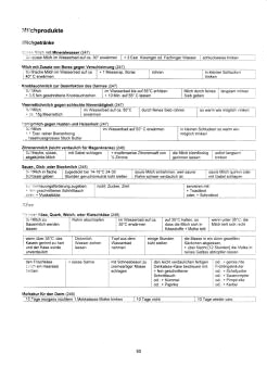 Vegetarisch Oberdörffer:
Milchgetränke, Käse Vegetarisch Oberdörffer: Milchgetränke,
Käse