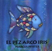 Book with
                          Rainbow Fish against mobbing and
                          discrimination