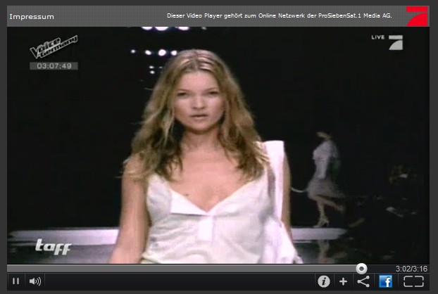 Kate Moss hat angeblich den "idealen
                Busen"