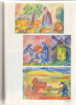 Tafel 24:
Malwerke in Bienenwachsfarben: Berufe 02 (ab
3. Schuljahr) Tafel 24: Malwerke in Bienenwachsfarben:
Berufe 02 (ab 3. Schuljahr)