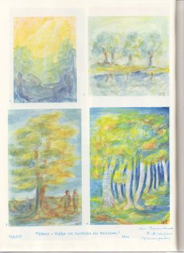 Tafel 57:
Baumkunde 02 in Pflanzenfarben (7. / 8.
Schuljahr) Tafel 57: Baumkunde 02 in Pflanzenfarben
(7. / 8. Schuljahr)