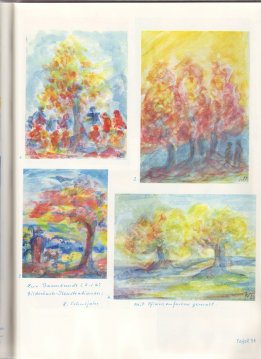 Tafel 58: Baumkunde 03 in Pflanzenfarben,
                          Bilderbuch-Illustrationen (8. Schuljahr)