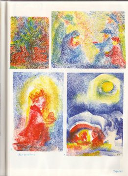 Tafel 60: Christliche Feste 02 in
                          Bienenwachsfarben: "Christliche"
                          Festzeiten Weihnachten, Pfingsten (1.-7.
                          Schuljahr)