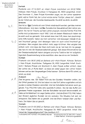 Protokoll der Einvernahme �ber
                                  die kriminellen Steiner-Frauen Polyak
                                  und Gautschi vom 22. Mai 2007 (Seite
                                  3)