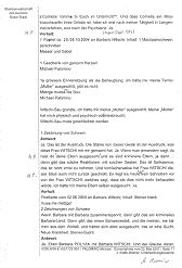Protokoll der Einvernahme �ber die
                              kriminelle Steiner-Frau Barbara Witschi
                              vom 22. Mai 2007 (Seite 17)
