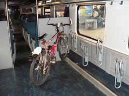 SBB-Veloabteil SBB-Veloabteil,
Fahrradmitnahme, Velomitnahme