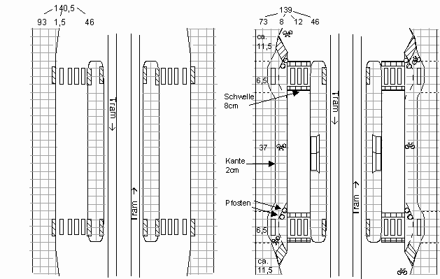 Inseltramhaltestelle



















                                                          erg�nzt mit
                                                          erh�hten
                                                          Velowegen /
                                                          Fahrradwegen
                                                          und erh�hten
                                                          Fussg�ngerstreifen