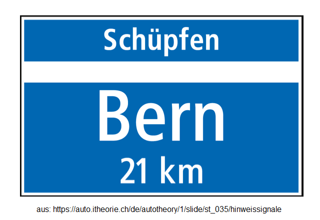 75.
                            Hinweissignale Prinzip: rechteckig oder
                            quadratisch
