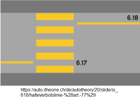 21. Halteverbotslinie (Art.77) 21. Halteverbotslinie (Art.77)