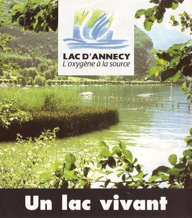 Lac d'Annecy: Prospekt: Un lac vivant,
                        ein lebendiger See