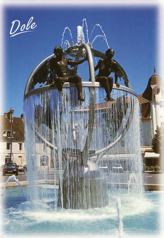 Dole Brunnen, puit, place Gr�vy