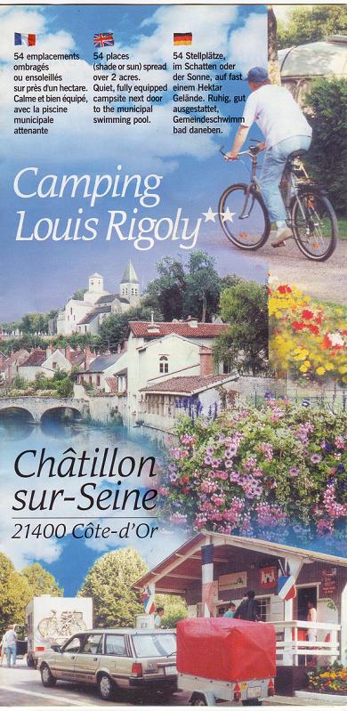 Ch�tillon sur Seine, Camping