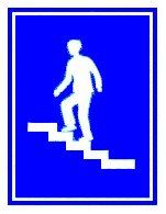 Verkehrszeichen:
Hinweissignal Fussgängerüberführung Verkehrszeichen: Hinweissignal
Fussgängerüberführung