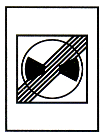 Verkehrszeichen:
Hinweissignal Parkplatz mit Parkscheibe, Ende Verkehrszeichen: Hinweissignal Parkplatz mit
Parkscheibe, Ende