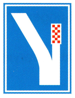 Verkehrszeichen:
Hinweissignal Notfallspur mit Kieswanne Verkehrszeichen: Hinweissignal Notfallspur
mit Kieswanne