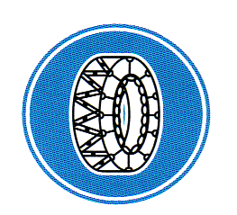 Verkehrszeichen: Vorschriftssignal
                      Schneeketten obligatorisch