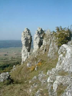 Dolomitfelsen in
              Verwitterung