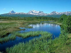 Lappland mit Gew�sser : feucht-boreales,
                    nordeurop�isches Klima