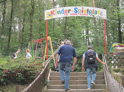 Entrance
                                          gate 01 in the bob running
                                          park of Ibbenbueren, region of
                                          Muenster, North Rhine
                                          Westfalia, Germany
