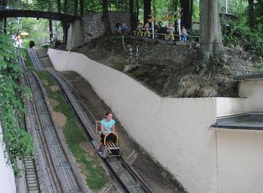 Summer luge run in Ibbenbueren 03, run
                            on the ramp