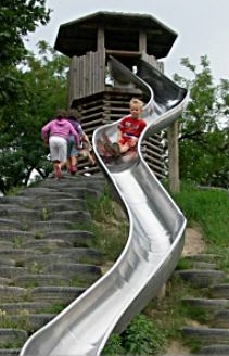 Tobog�n curvado,
                              prado jesuita, Vienna