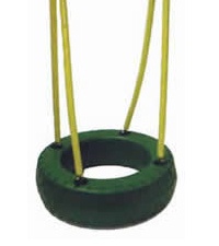 Columpio de neum�tico
                              02 con 4 anclajes, empresa Playset
                              Junction LLC
