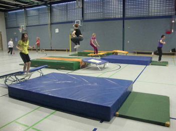 Trampol�n 04,
                                                  saltar trampol�n en un
                                                  gimnasio en Lueneburg,
                                                  Alemania