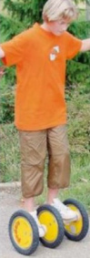 Fiesta en el parque
                              infantil 17, pedalo terrestre, empresa
                              "Sport Klausmann", Alemania