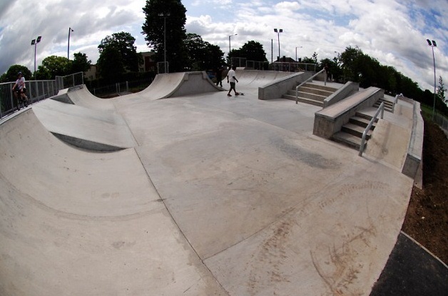Patinaje 02, el parque
                          de patinaje real en Horfield en Bristol,
                          Inglaterra