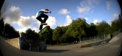 Salto
                          en la rampa de saltos 01, distrito de Horfield
                          en Bristol, Inglaterra